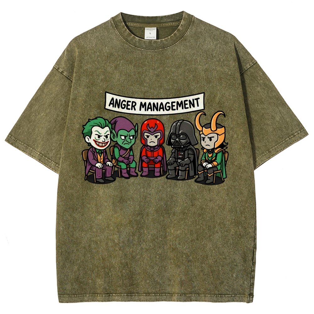 Anger Management Vintage Distressed T-shirt