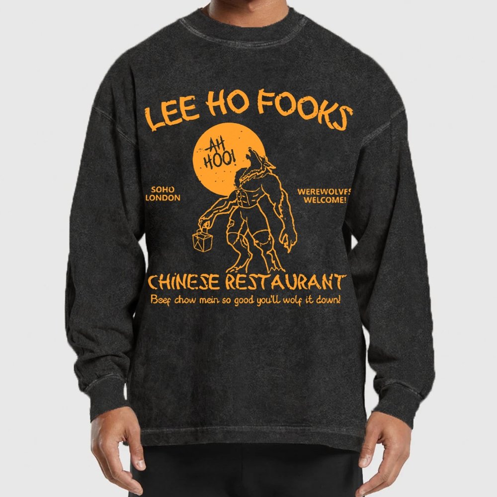 Lee Ho Fooks Chinese Restaurant Washed Long Sleeve Tee