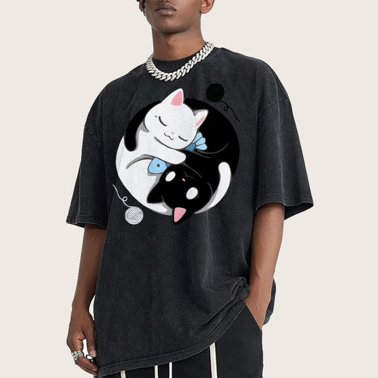 Balance Kittens Vintage Distressed T-shirt
