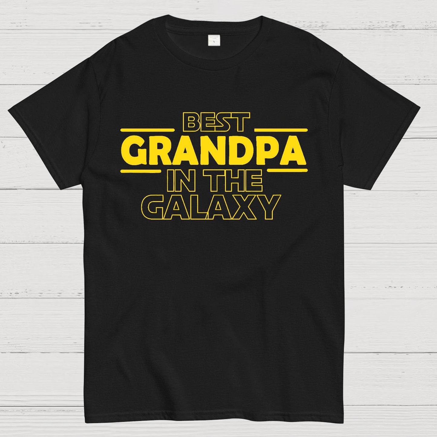 Best Grandpa in the Galaxy Geek T-Shirt