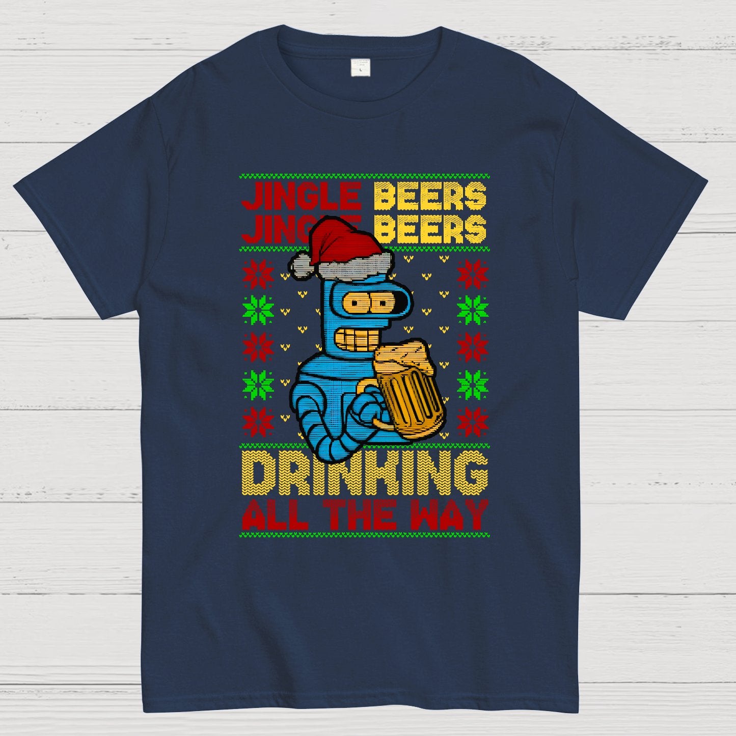 Christmas Jingle Beers Geek T-Shirt