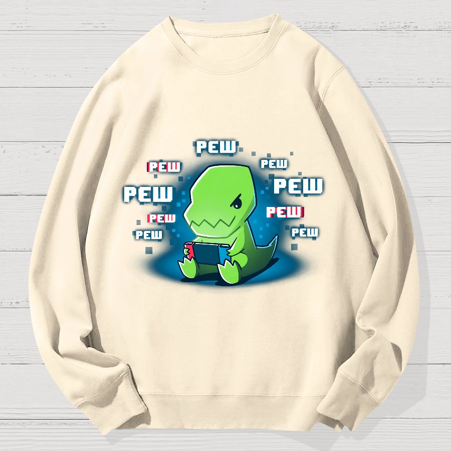 Velociraptor Geek Cotton Sweatshirt