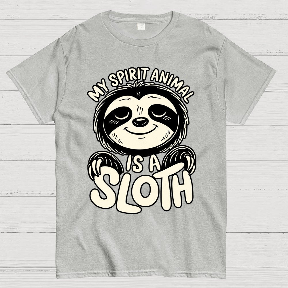 My Spirit Animal is a Sloth Geek T-Shirt