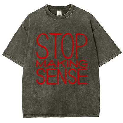 Stop Making Sense Vintage Distressed T-shirt