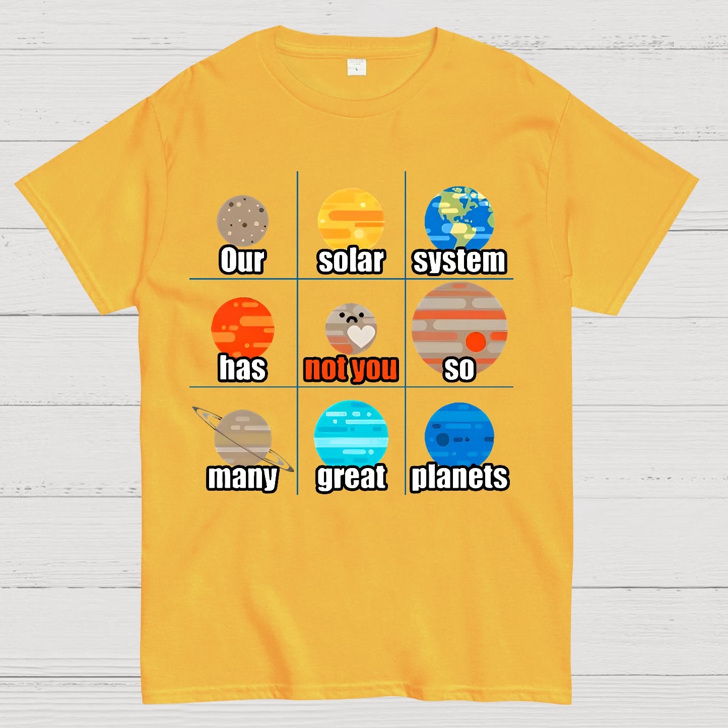 Not You, Pluto Nerd Geek T-Shirt