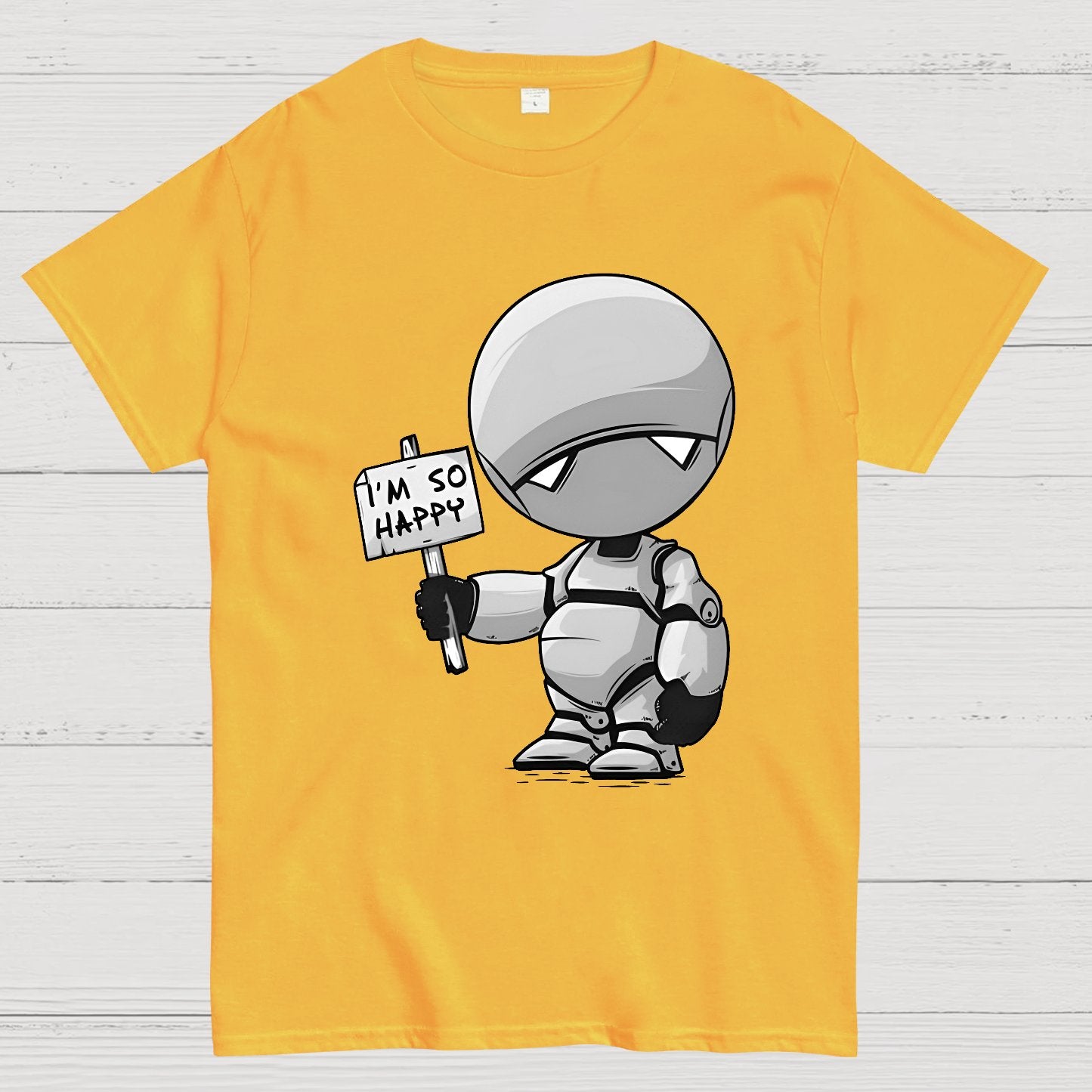 I'm So Happy Geek T-Shirt