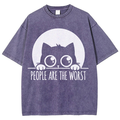 People Are The Worst Vintage Distressed T-shirt