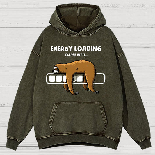 Energy Loading Vintage Distressed Hoodie