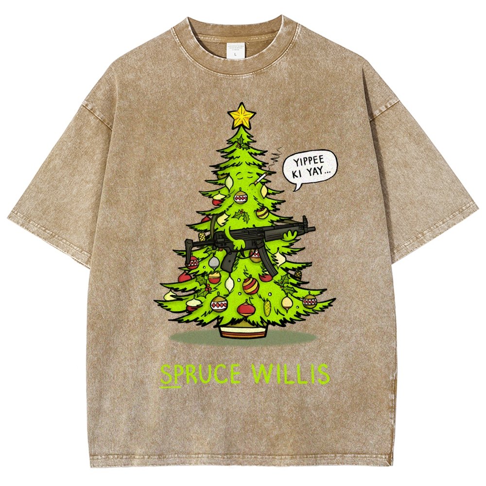 Yippee Ki Yay  Vintage Distressed T-shirt