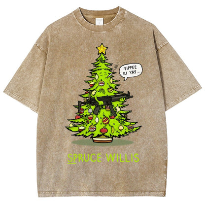 Yippee Ki Yay  Vintage Distressed T-shirt