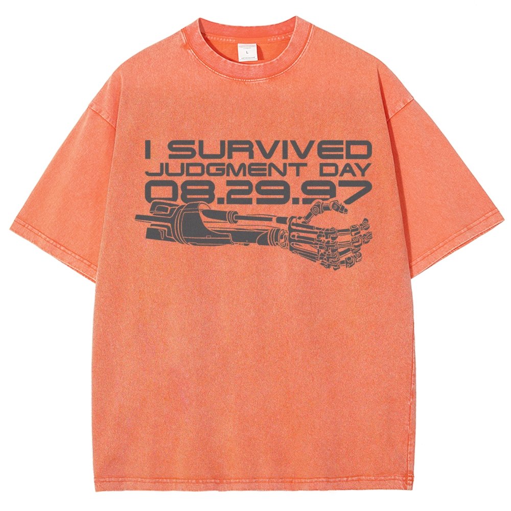 Judgment Day Survivor Vintage Distressed T-shirt