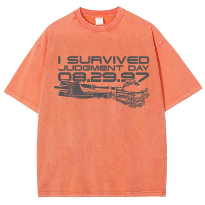 Judgment Day Survivor Vintage Distressed T-shirt
