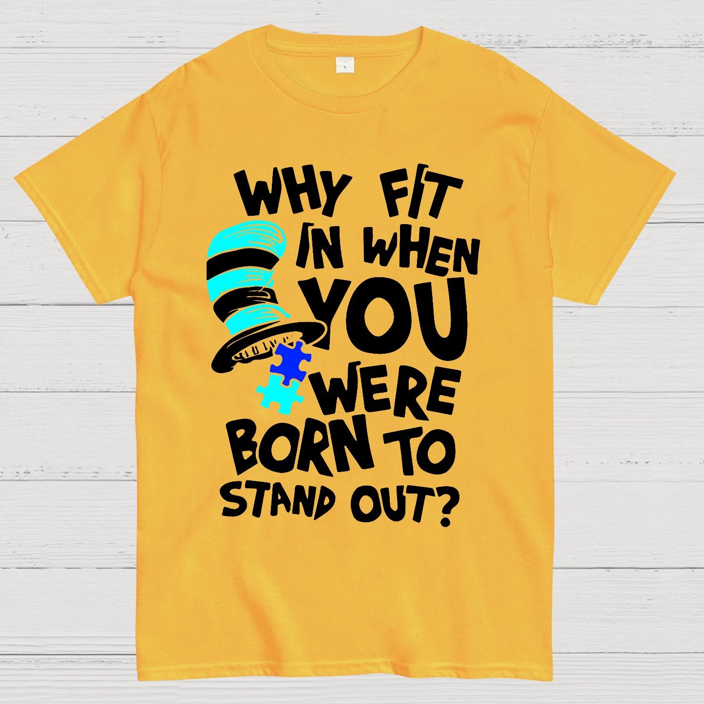 Why Fit In When You Were Born To Stand Out Geek T-Shirt