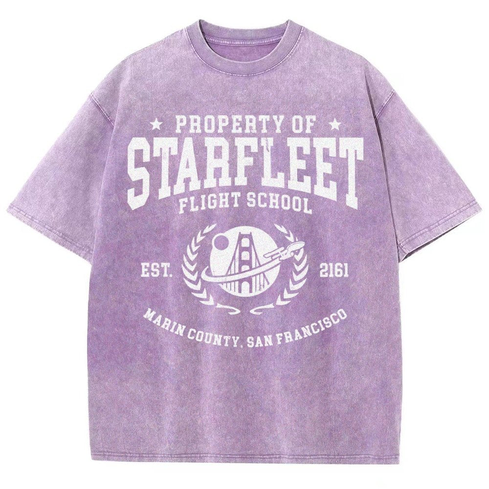 Academy Flight School Vintage Distressed T-shirt