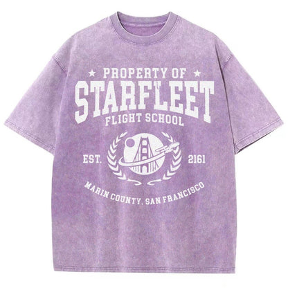 Academy Flight School Vintage Distressed T-shirt