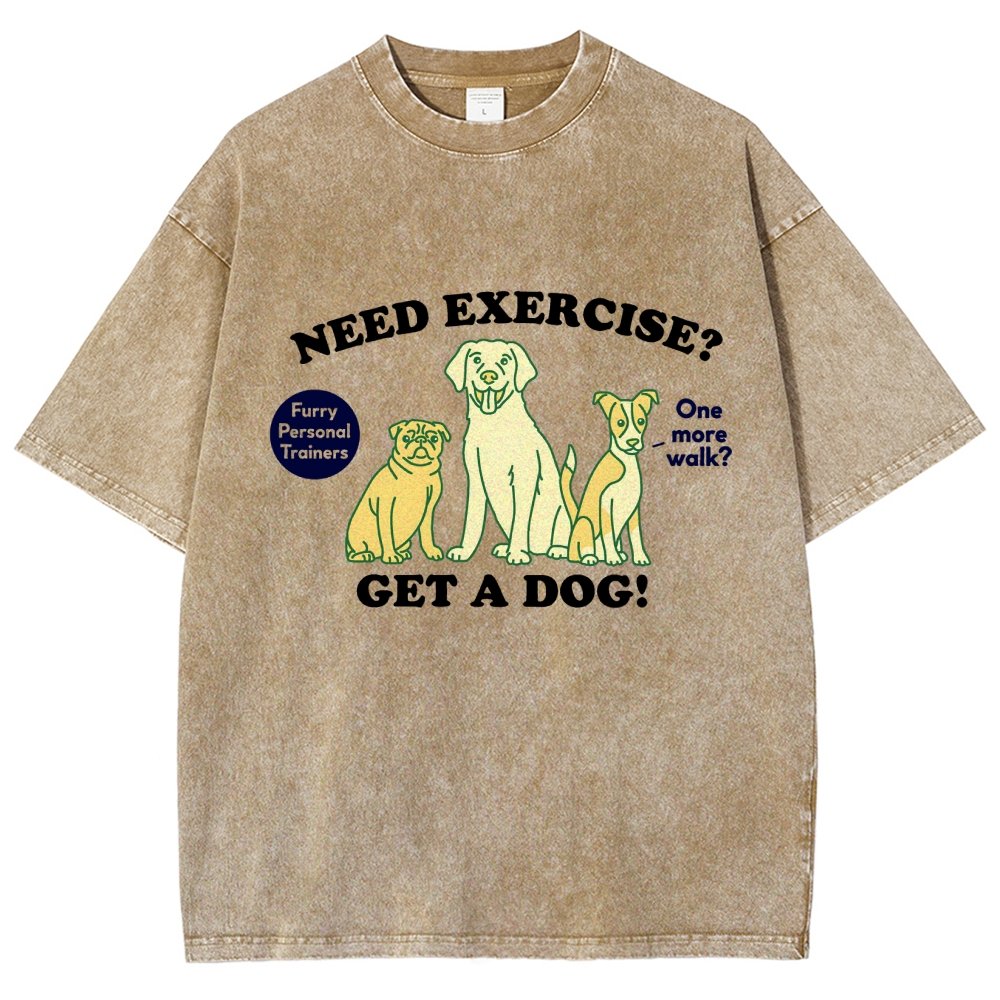 My Dog is My Personal Trainer Vintage Distressed T-shirt