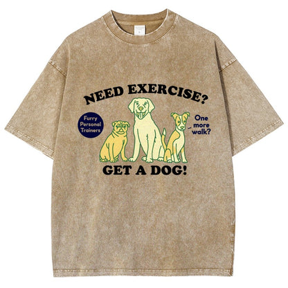 My Dog is My Personal Trainer Vintage Distressed T-shirt