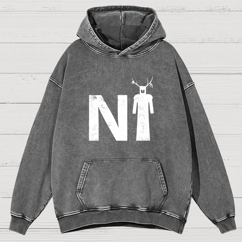 The Knights Who Say... Vintage Distressed Hoodie