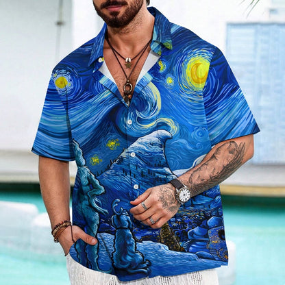Starry MysticLand Geek Hawaiian Shirt