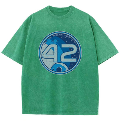 42- The Answer Vintage Distressed T-shirt