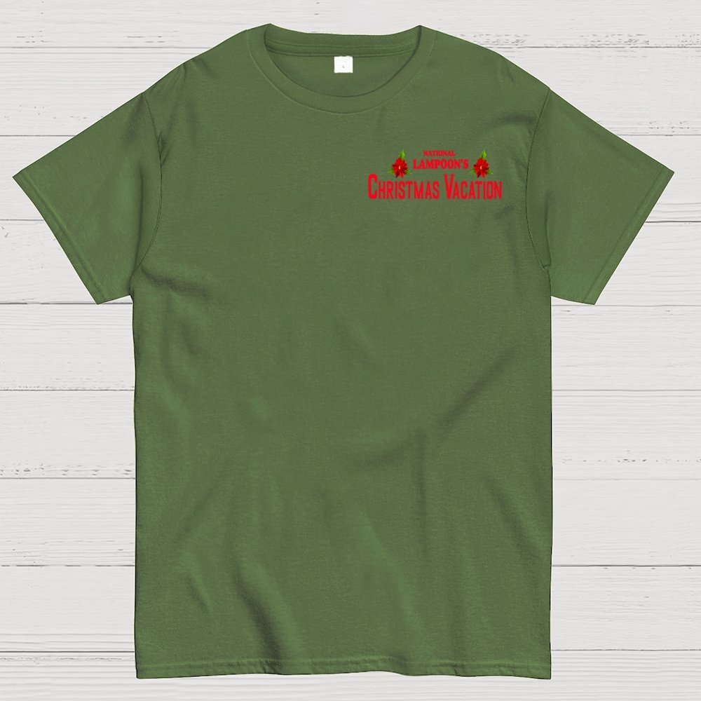 Holiday Vacation Quote Front And Back Printing Geek T-Shirt