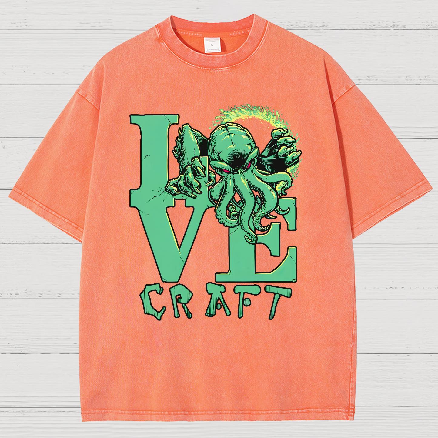 Cthulhu Vintage Distressed T-shirt