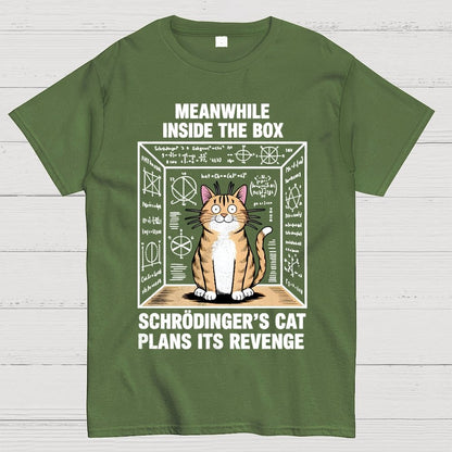 Schrodinger's Cat Escape Plan Geek T-Shirt