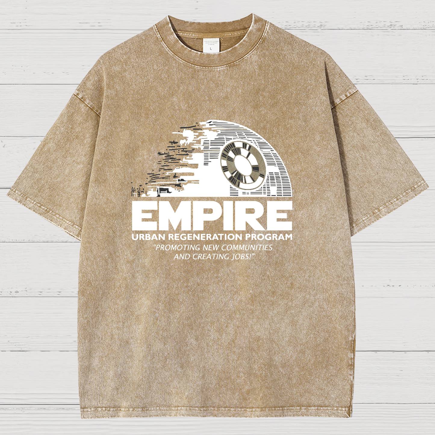 Empire Urban Regneration Vintage Distressed T-shirt