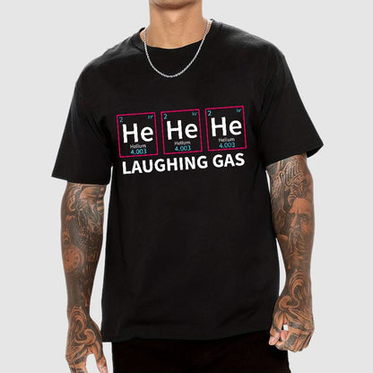Laughing Gas Periodic Table of Elements Geeky T-Shirt