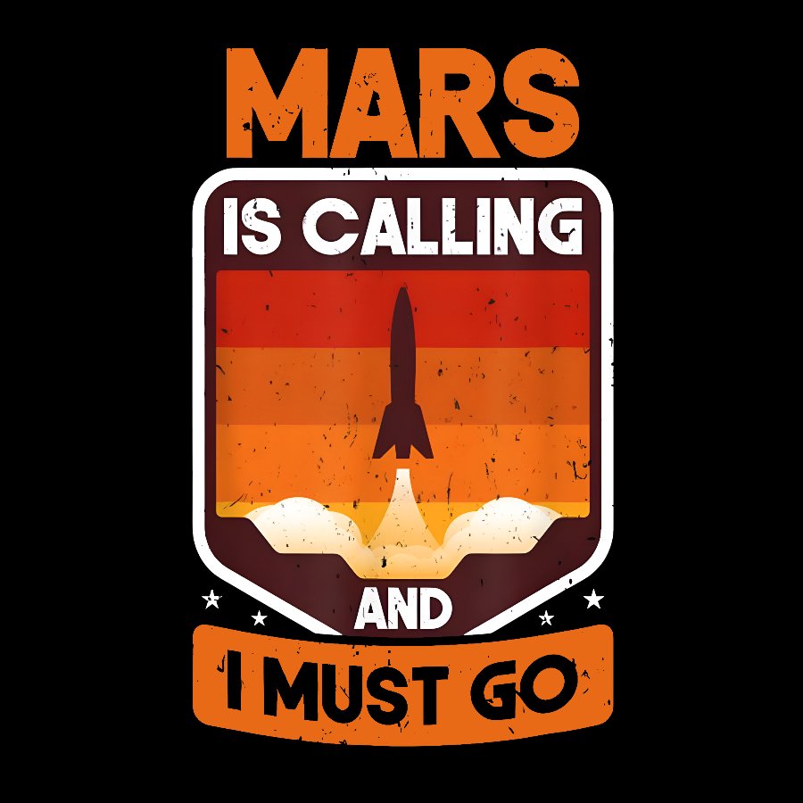 Occupy Mars Planet Mars Is Calling And I Must Go Geek T-Shirt