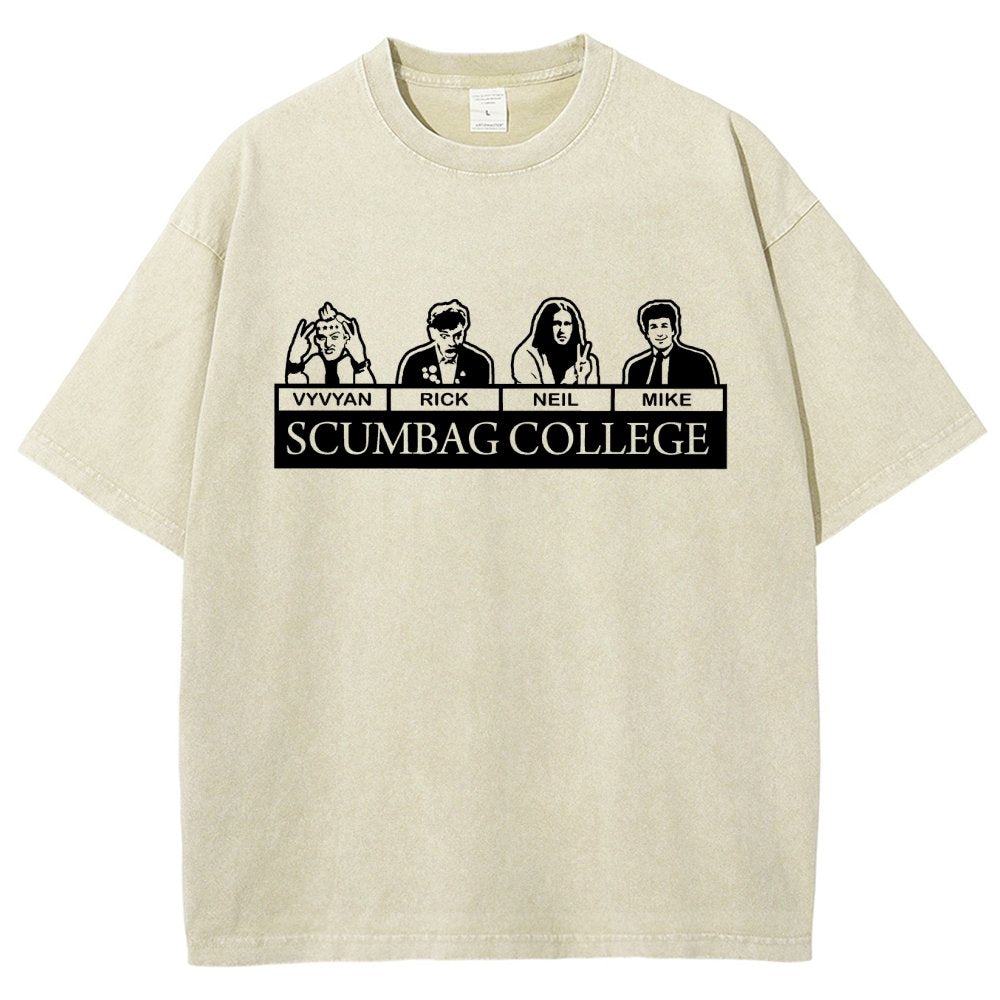 Scumbag College  Vintage Distressed T-shirt 2509000242