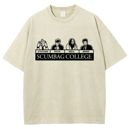 Scumbag College  Vintage Distressed T-shirt 2509000242