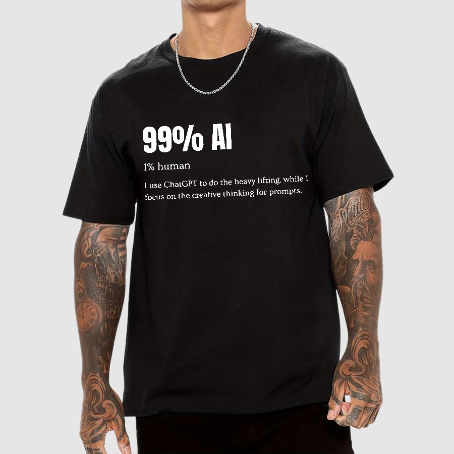 99% Artificial Intelligence Geek T-Shirt