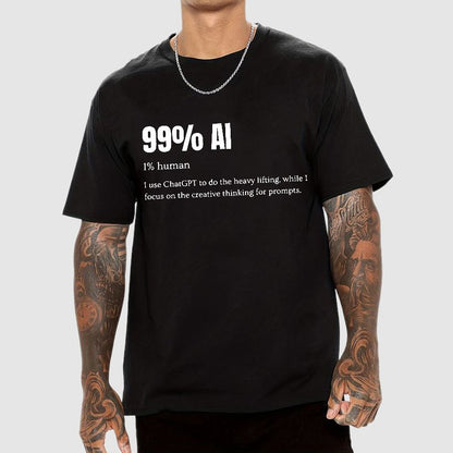 99% Artificial Intelligence Geek T-Shirt