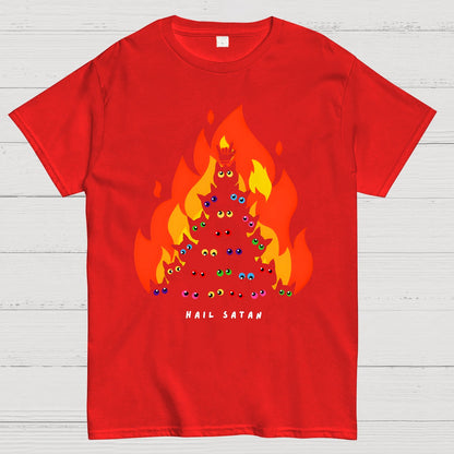 Hail Satan Geek T-Shirt