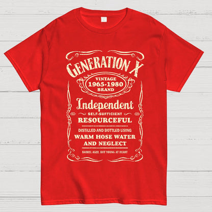 GEN X Barrel Aged, But Young At Heart Geek T-Shirt