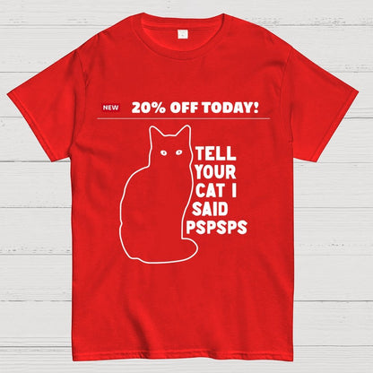 Tell Your Cat Geek T-Shirt