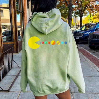 Mister Universe Printed Back Unisex Cotton Hoodie