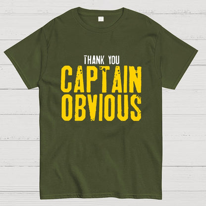 Thank You Captain Obvious Unisex Geek T-Shirt
