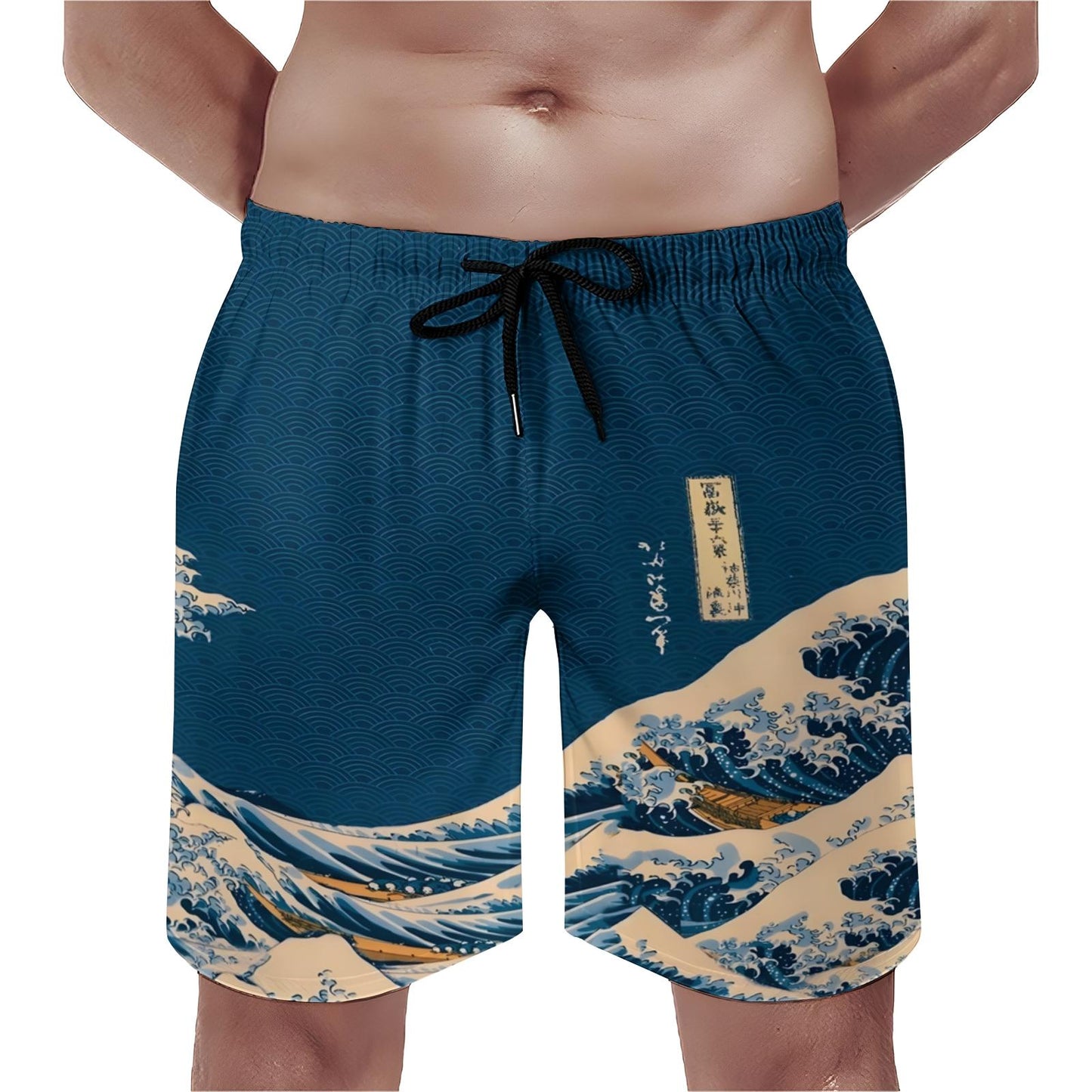 Wave Off Kanagawa Geek Shorts