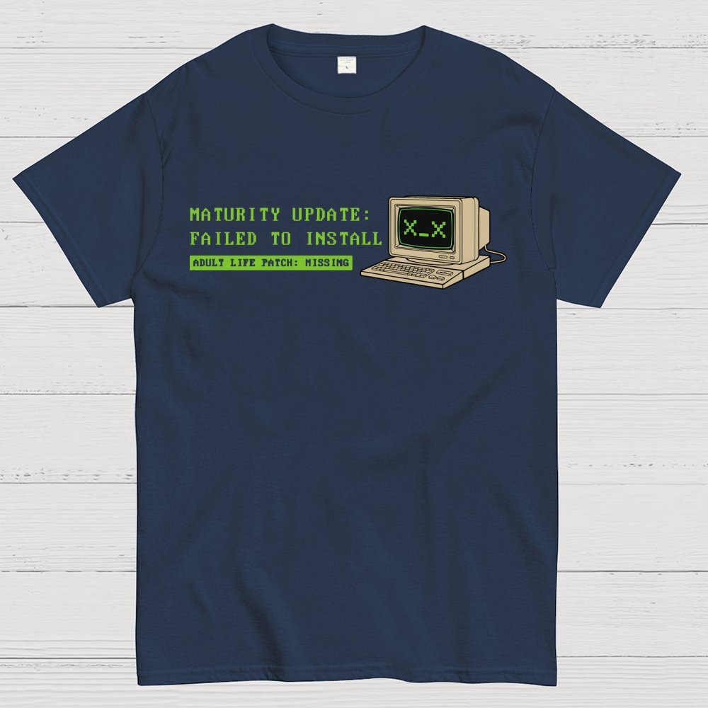 Adult Life Patch Missing Unisex Geek T-Shirt