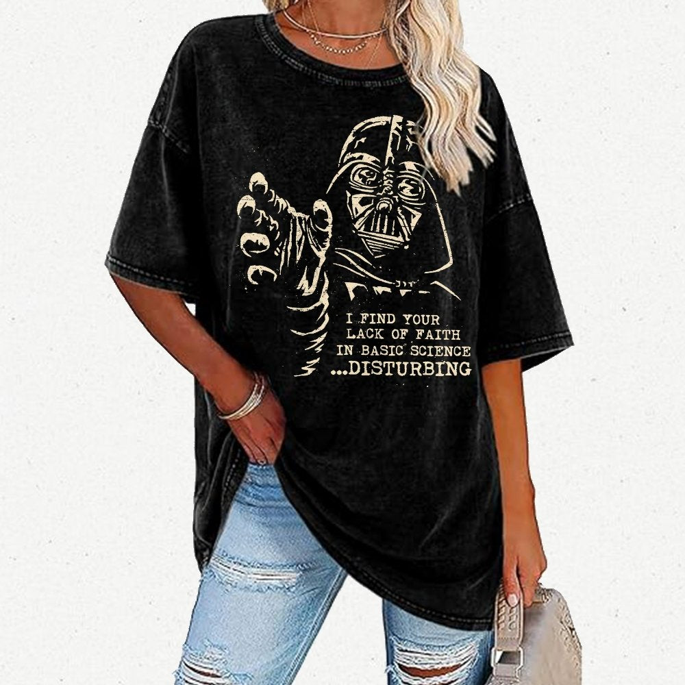 Basic Science Vintage Distressed T-shirt