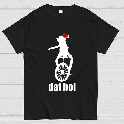Christmas Here Comes Dat Boi Waddup Meme Geek T-Shirt