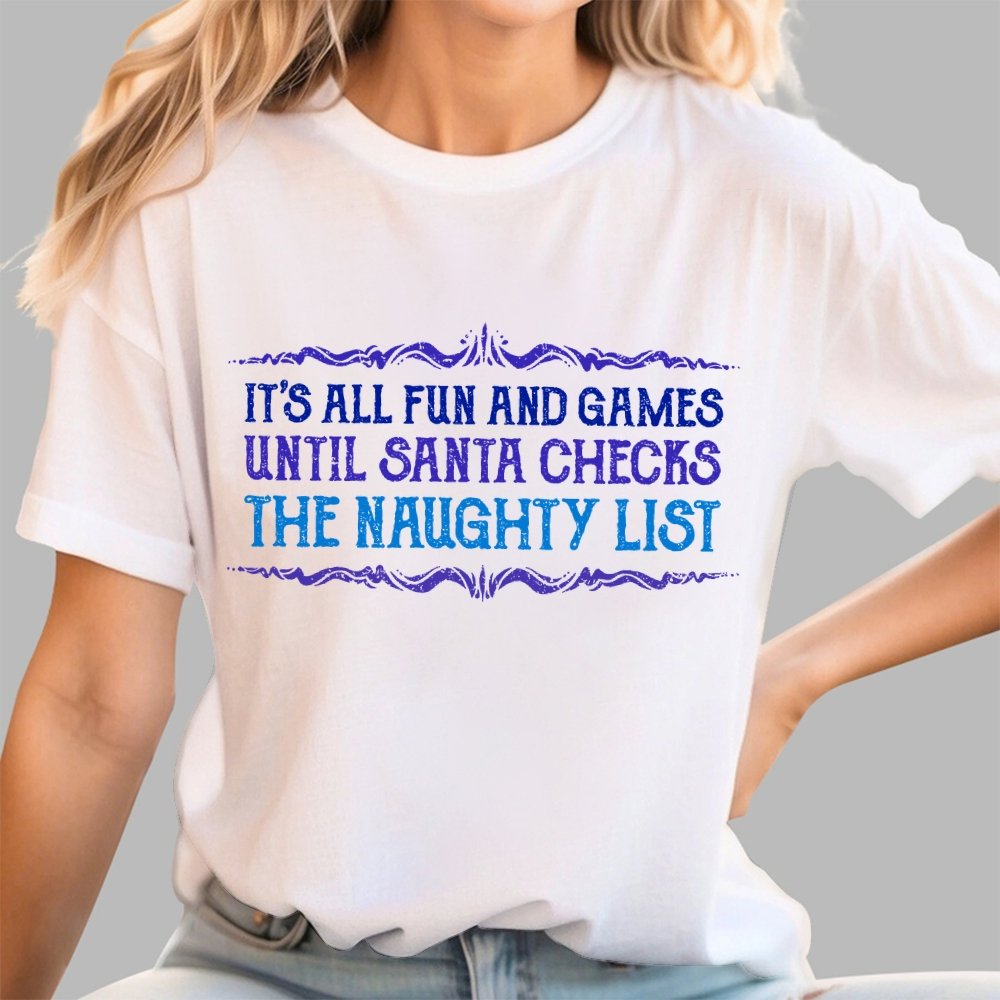 The Naughty List Geek T-Shirt