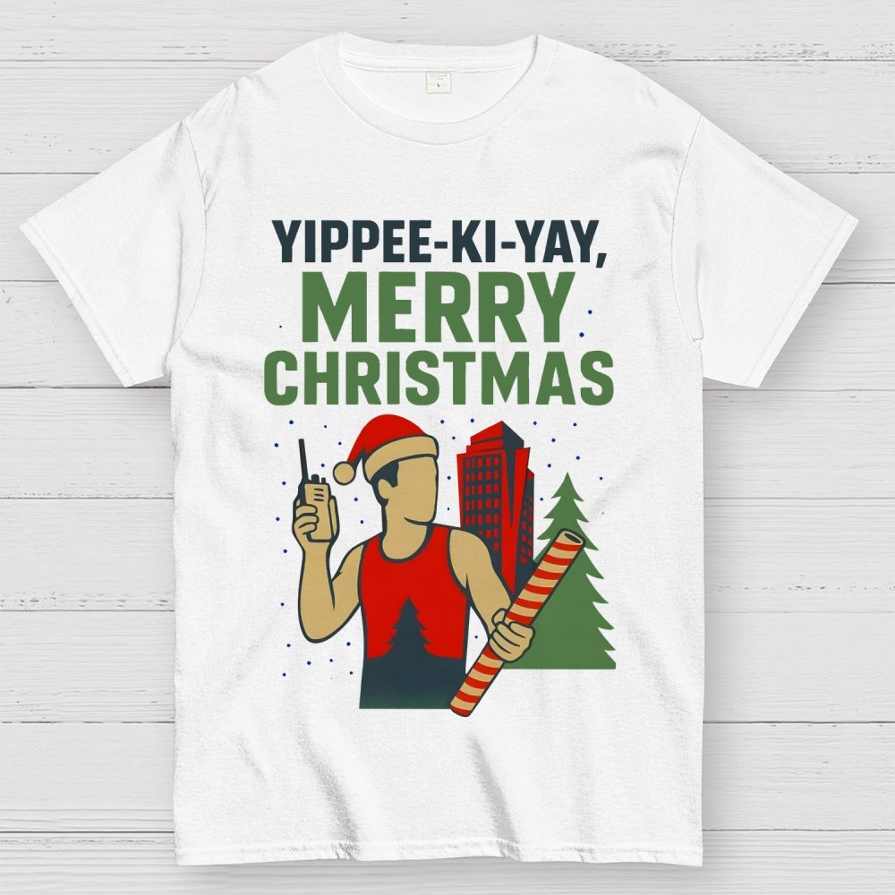 Yippee-Ki-Yay Merry Christmas Geek T-Shirt
