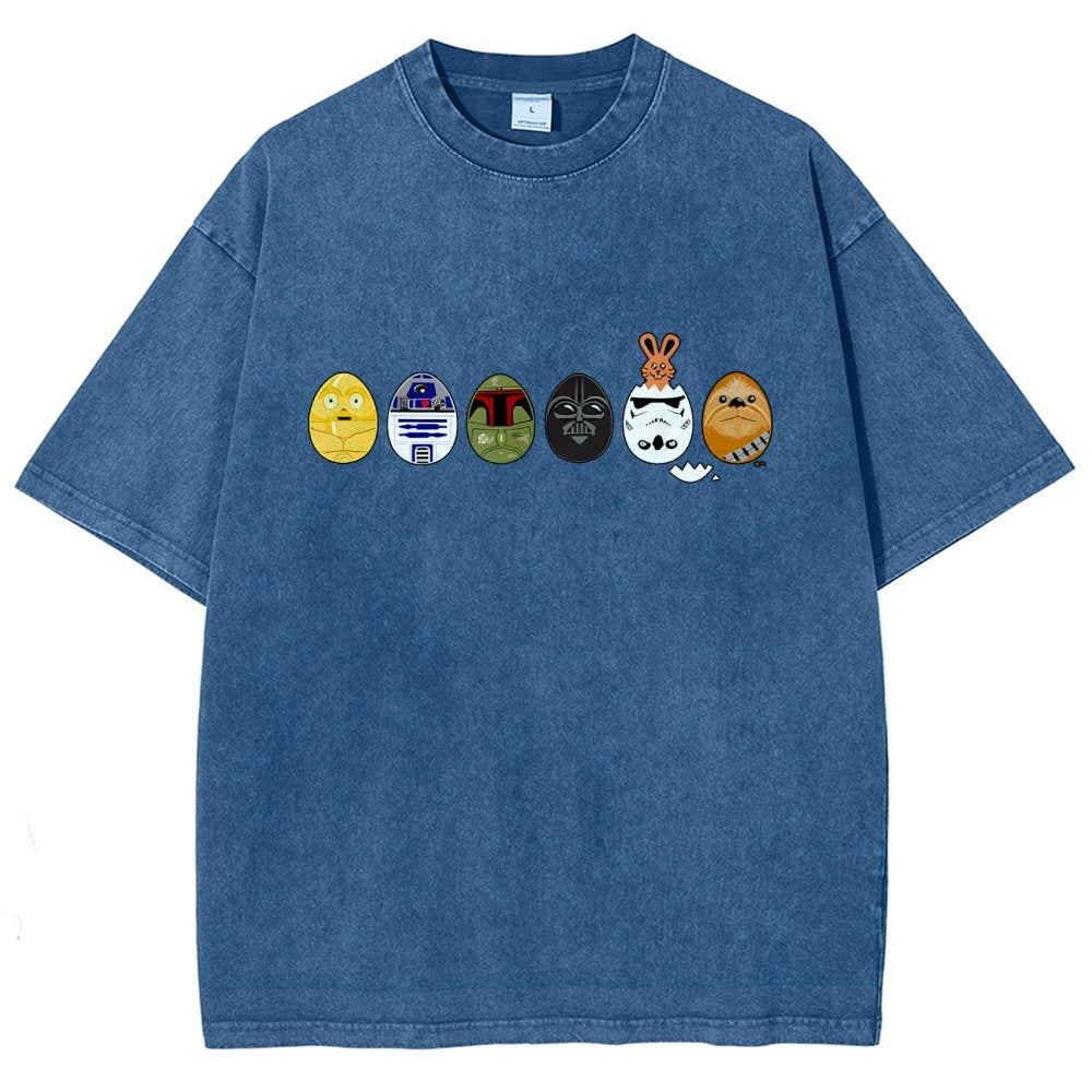Easter Egg Vintage Distressed T-shirt
