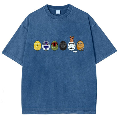 Easter Egg Vintage Distressed T-shirt