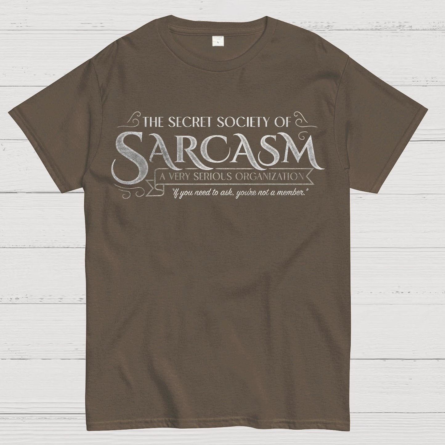 Secret Society of Sarcasm Geek T-Shirt