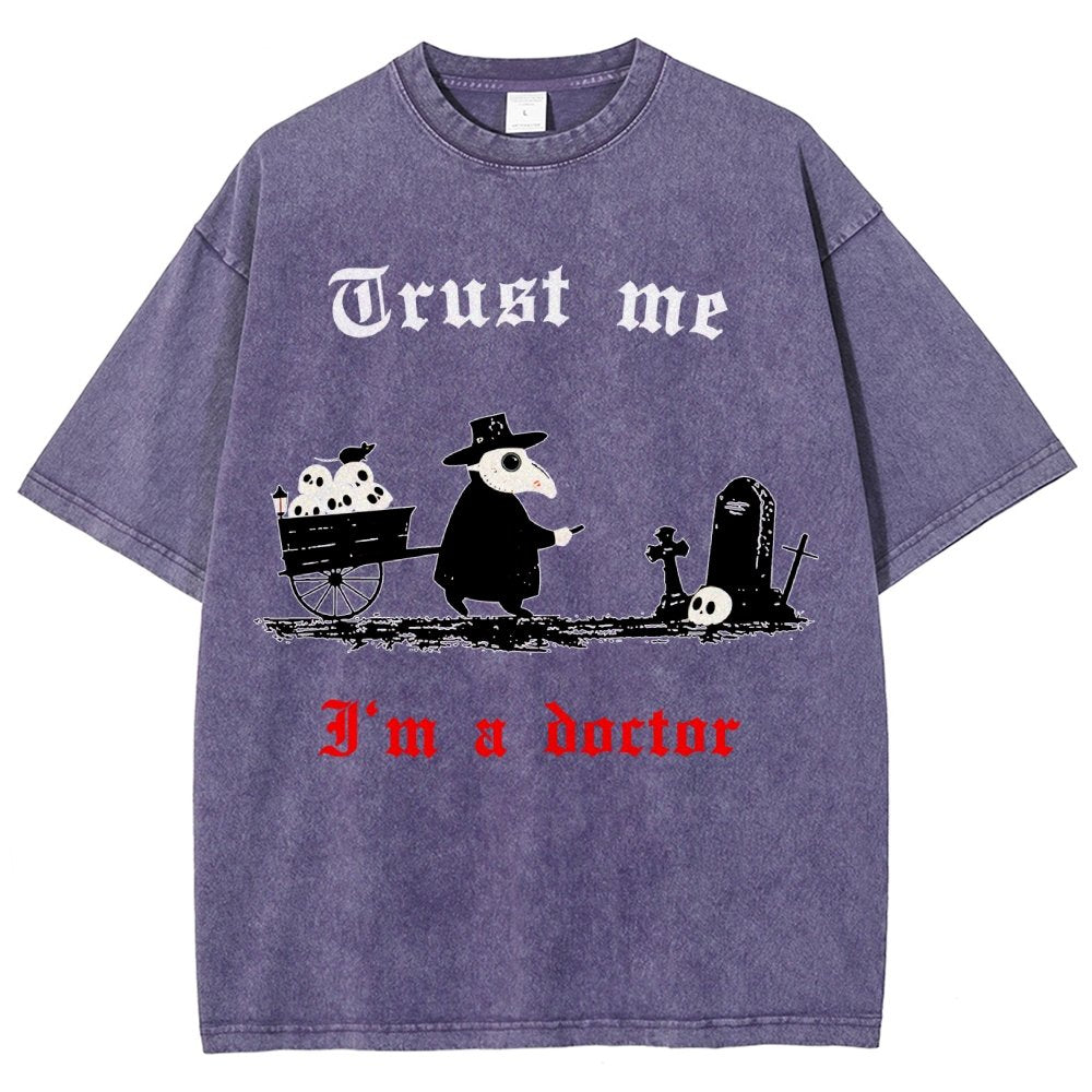 Trust Me I'm A Doctor Vintage Distressed T-shirt