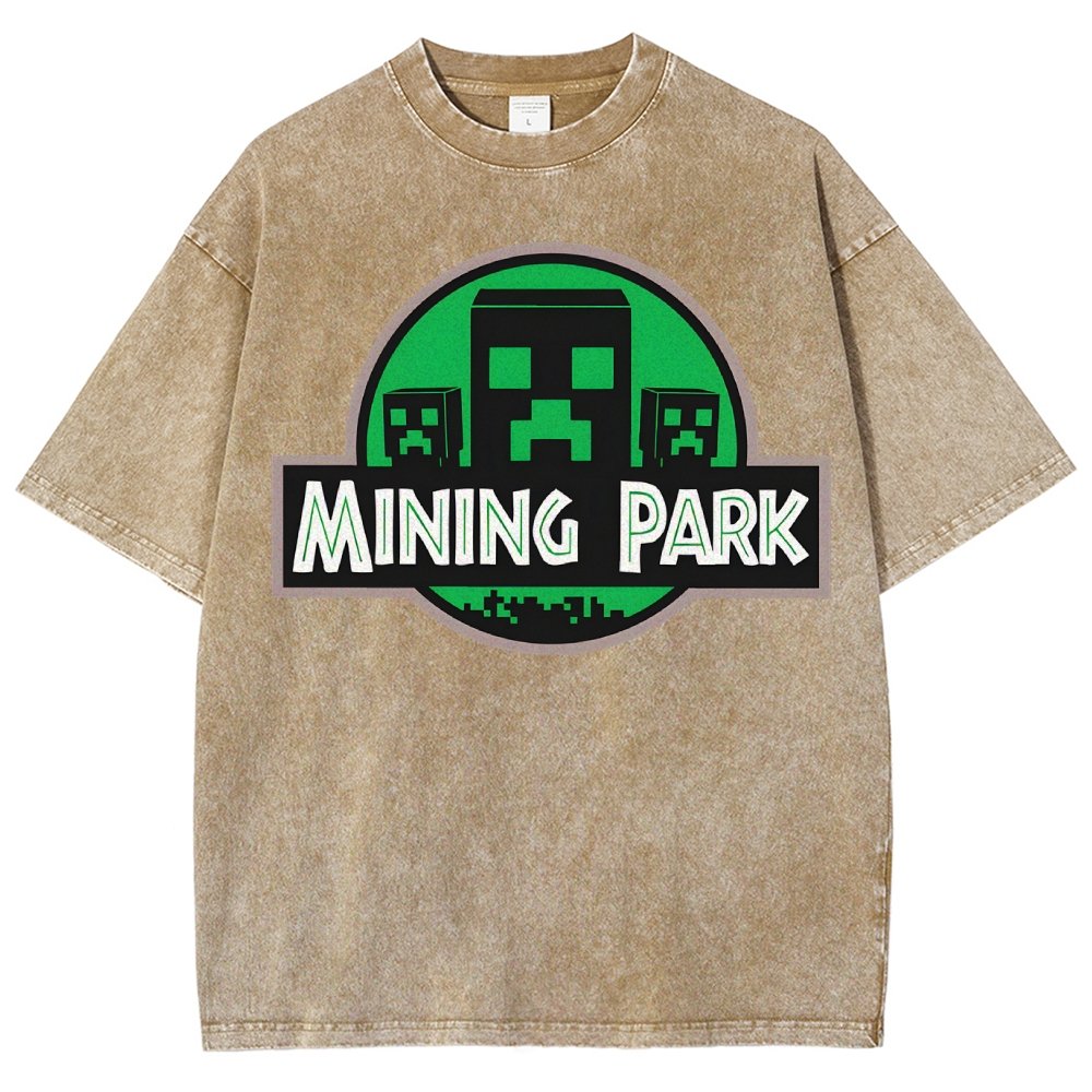 Mining Park Vintage Distressed T-shirt